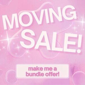 Moving Sale Announcement